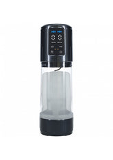 Shots Toys PUMPED UltraLift Rechargeable Auto Masturbator Grey Masturbators and Strokers